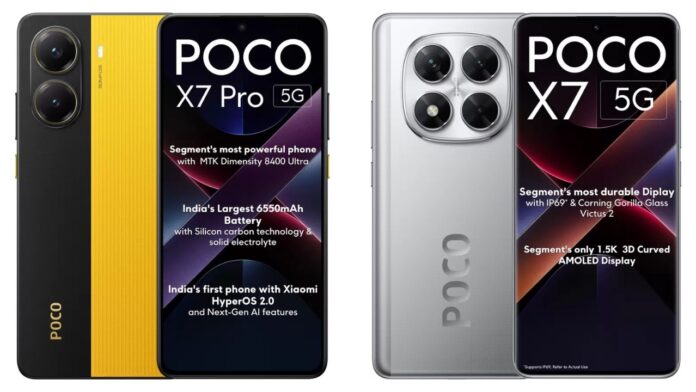 Poco X7 Pro 5G - Poco X7 5G