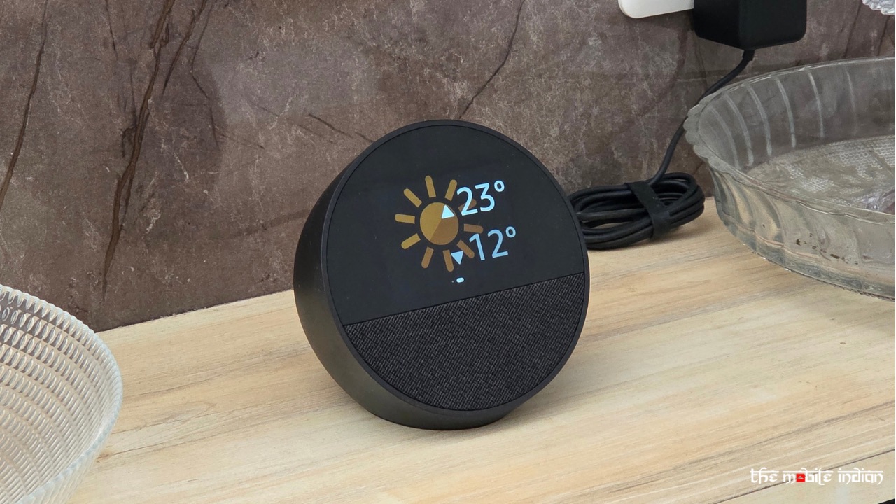 Amazon Echo Spot weather