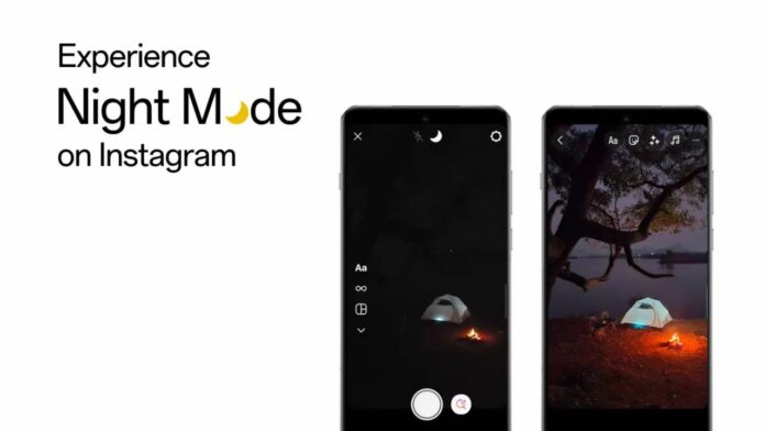 Night mode on Instagram in OnePlus 13