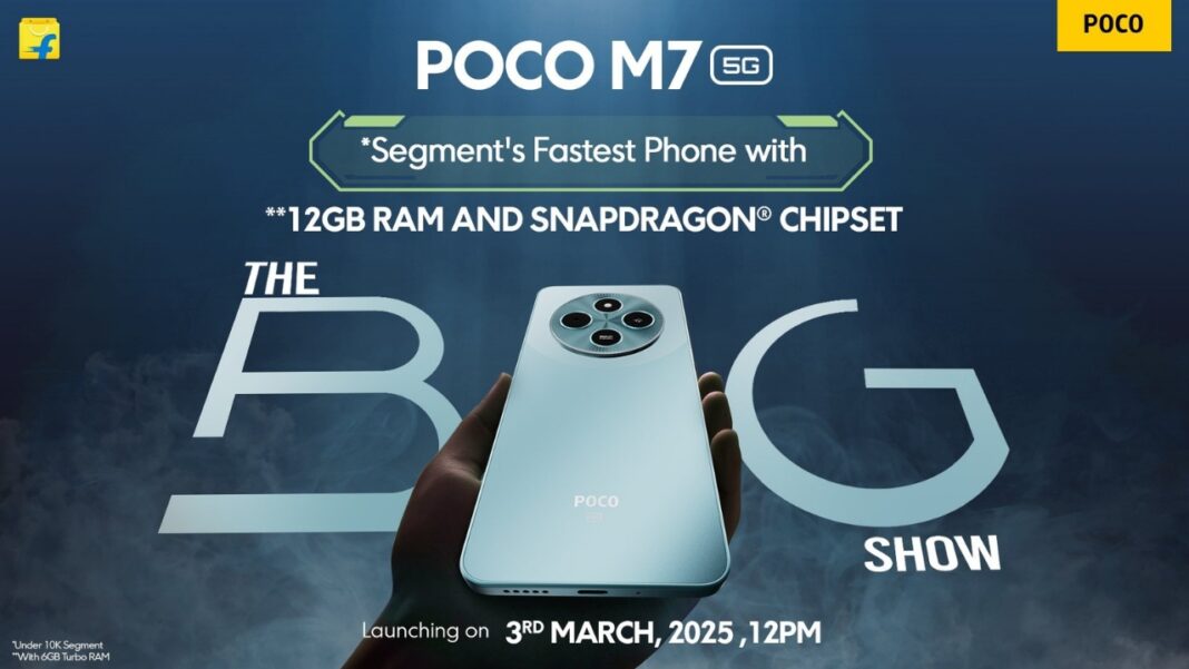 Poco M7 5G teaser