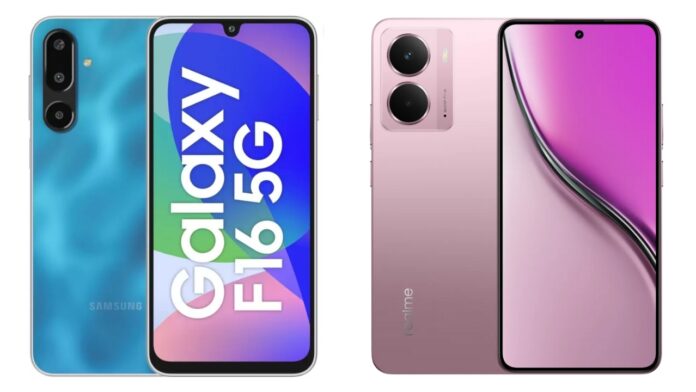 Galaxy F16 5G and Realme P3 5G