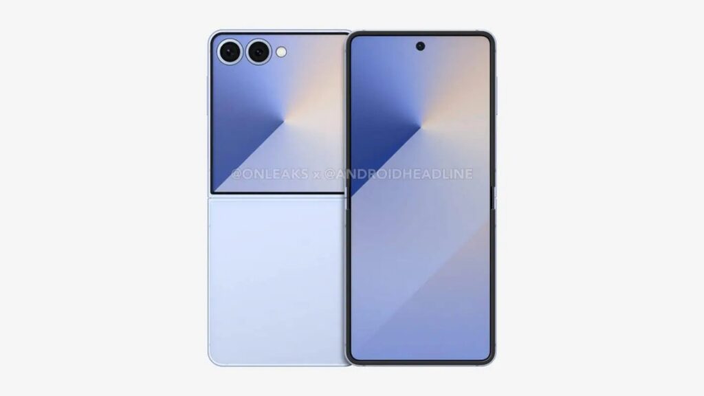 Galaxy z Flip 7 corrected render