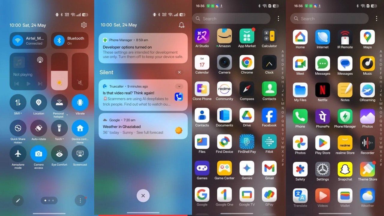 Realme GT 7 UI