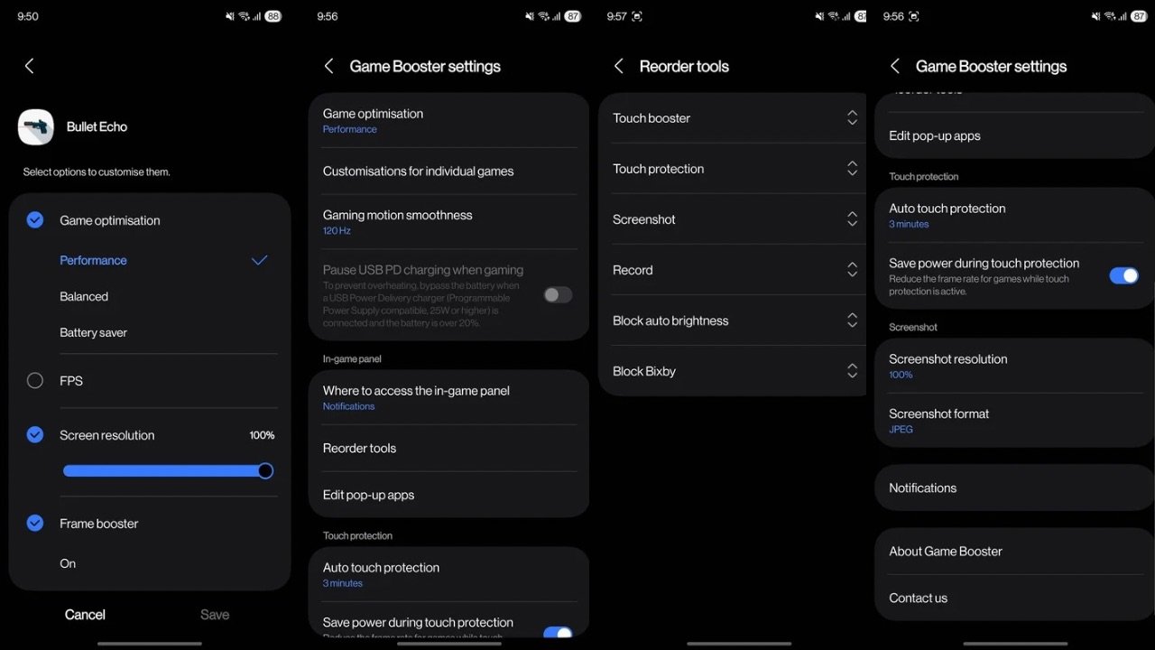 S25 edge gaming features