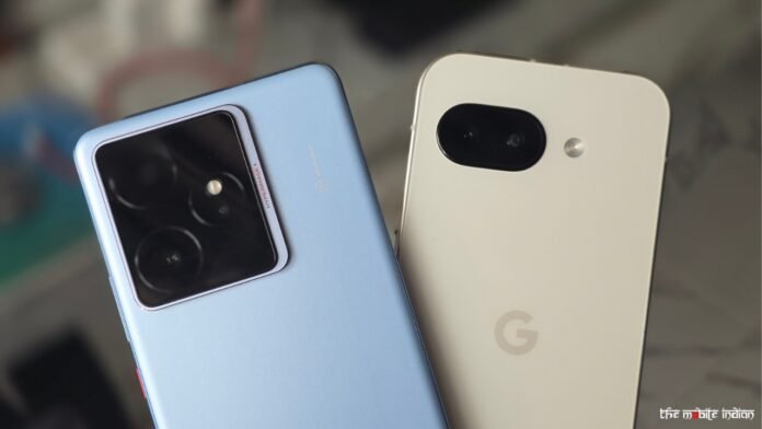 Pixel 9a and Realme GT 7 comparison