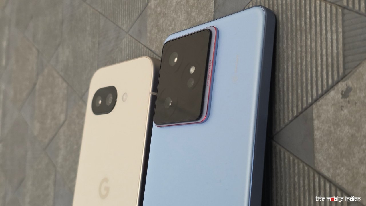 Pixel 9a and Realme GT 7 rear