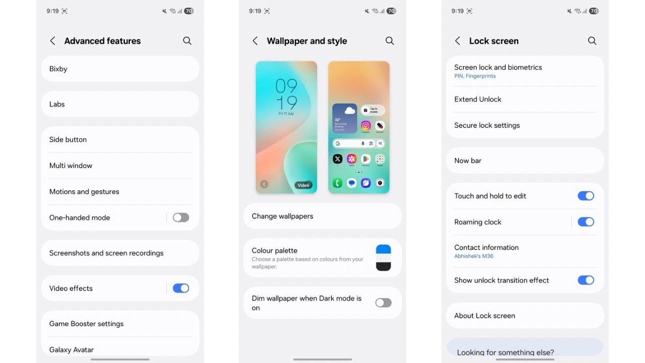 Galaxy M36 5G customisation