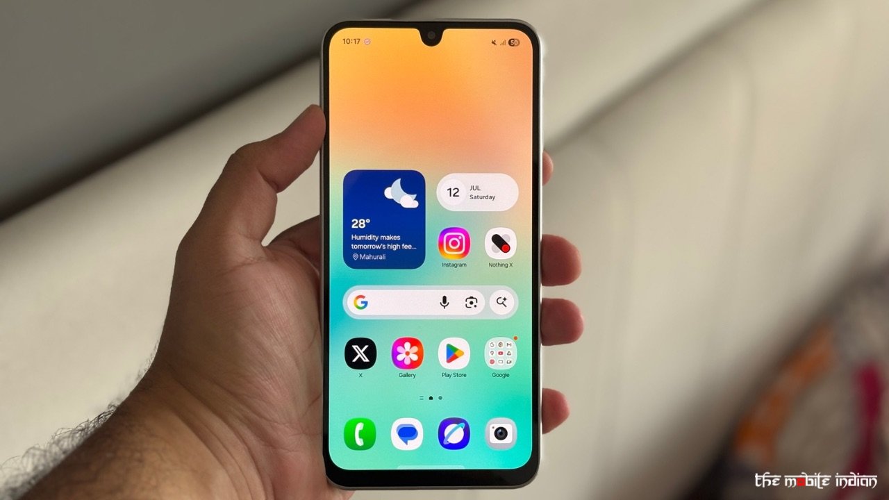 Galaxy M36 5G display