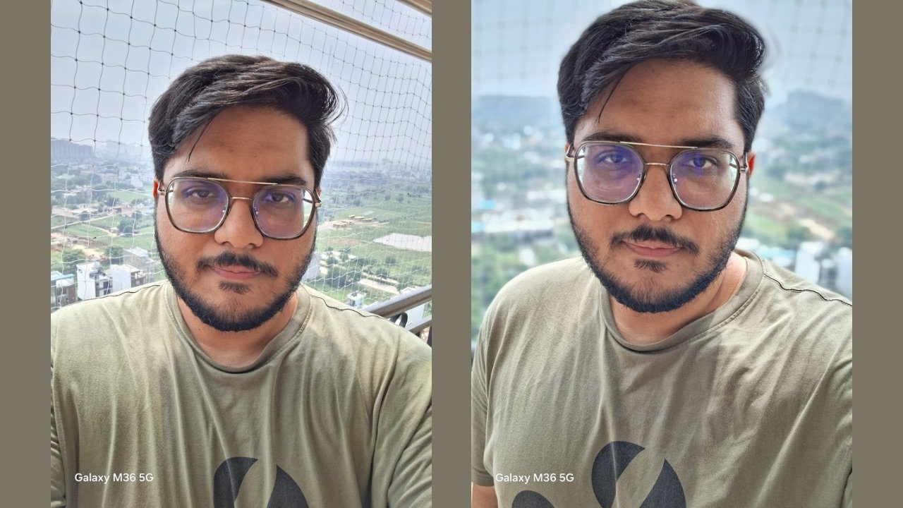 Galaxy M36 5G selfie