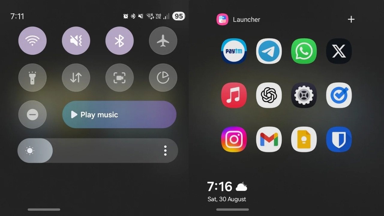 Galaxy Z Flip 7 cover screen UI