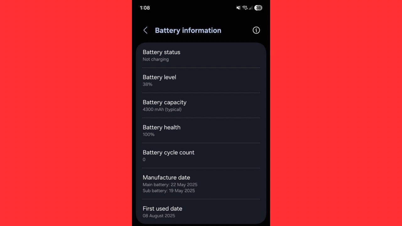 Galaxy z flip 7 battery health